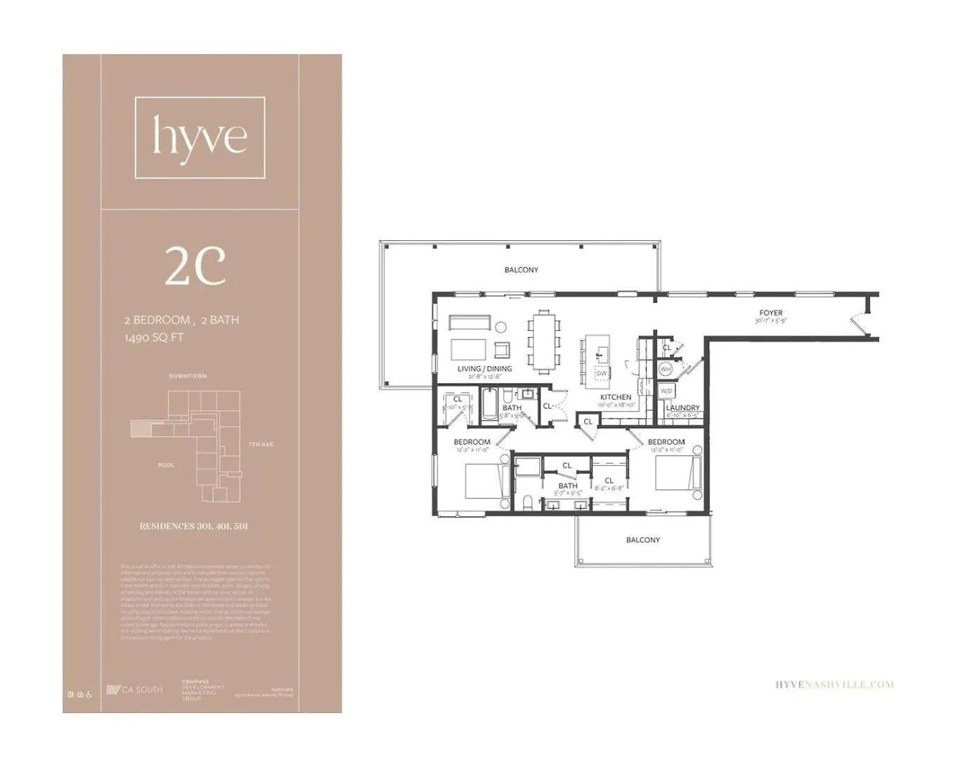 Villa Hyve - Tropical Penthouse - Pool & Gym Nashville Casa vacanze